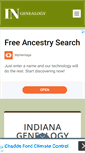 Mobile Screenshot of indianagenealogy.org